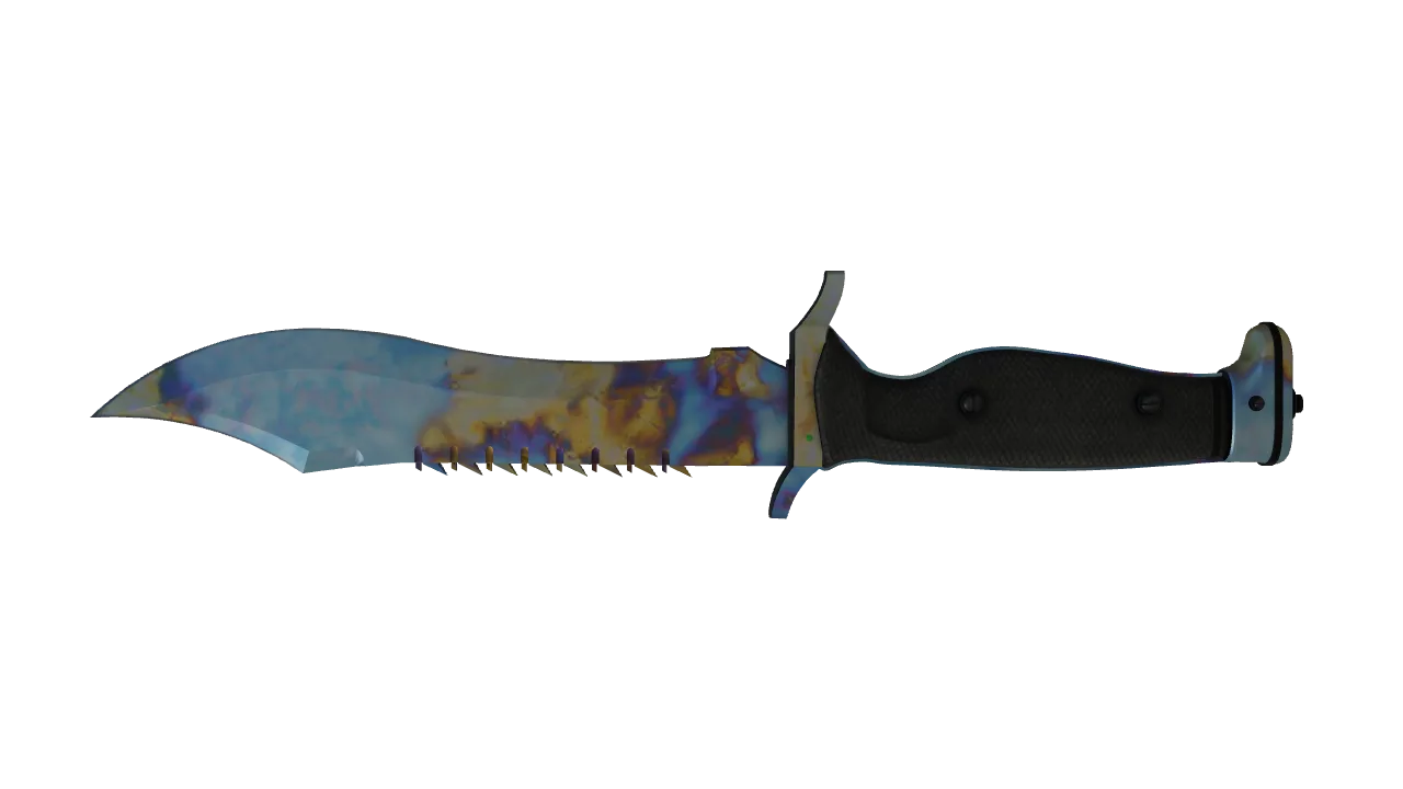 Bowie Knife | Case Hardened seed #598, back