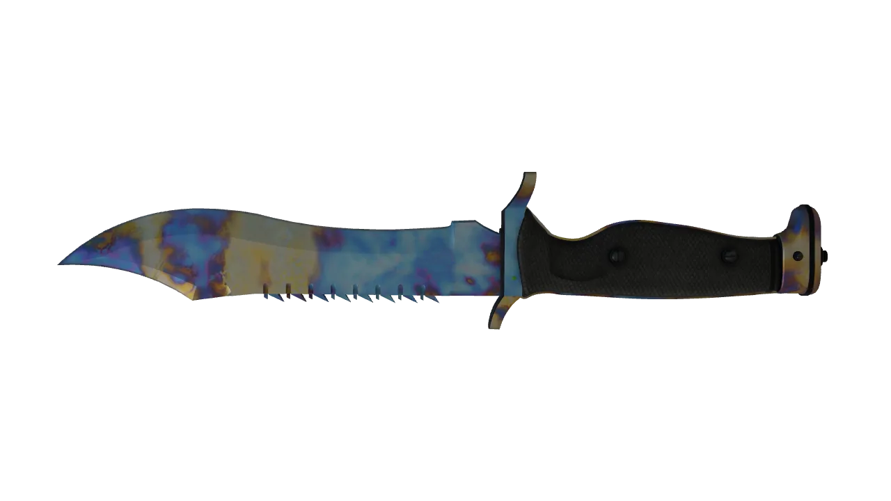 Bowie Knife | Case Hardened seed #604, back