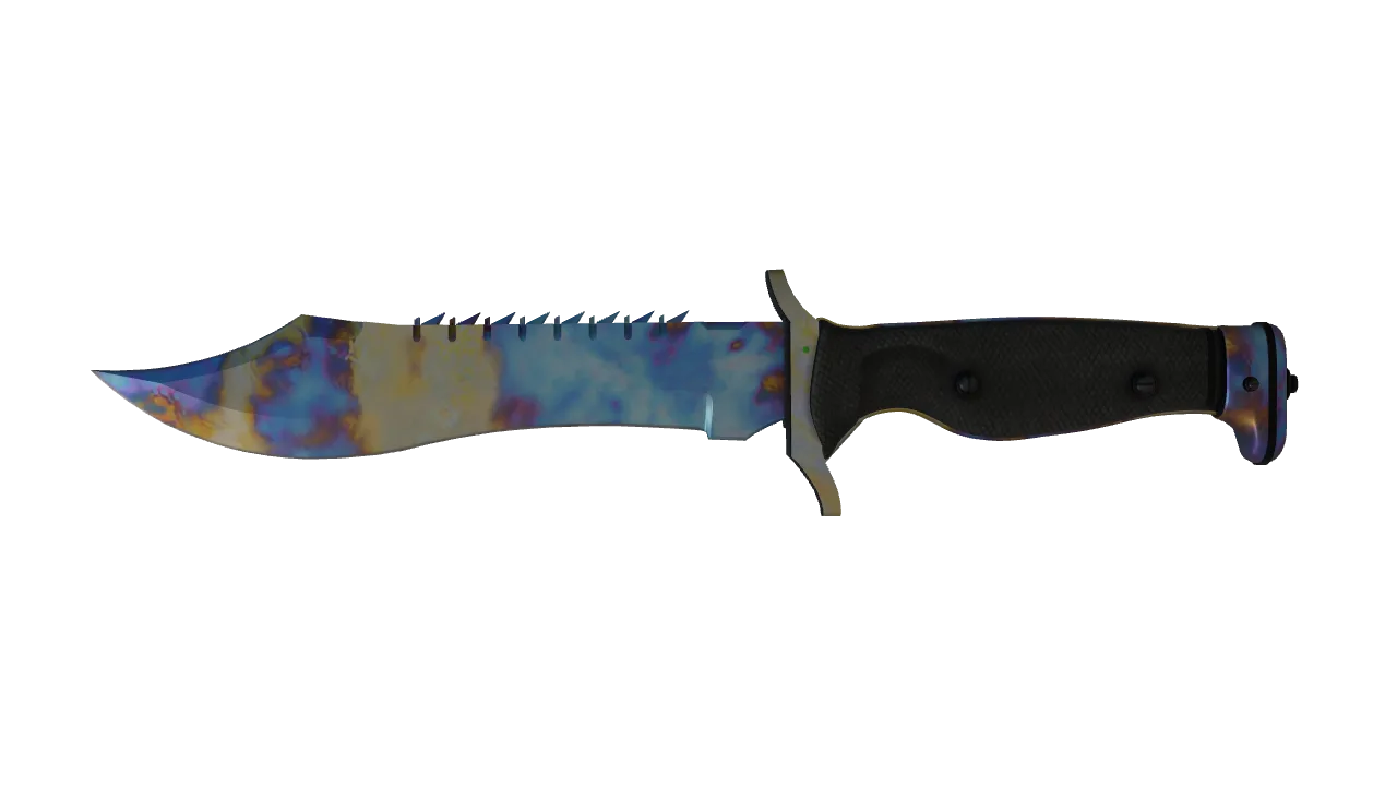 Bowie Knife | Case Hardened seed #604, front