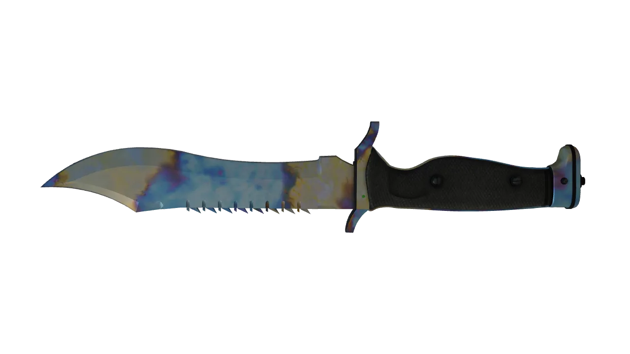 Bowie Knife | Case Hardened seed #61, back