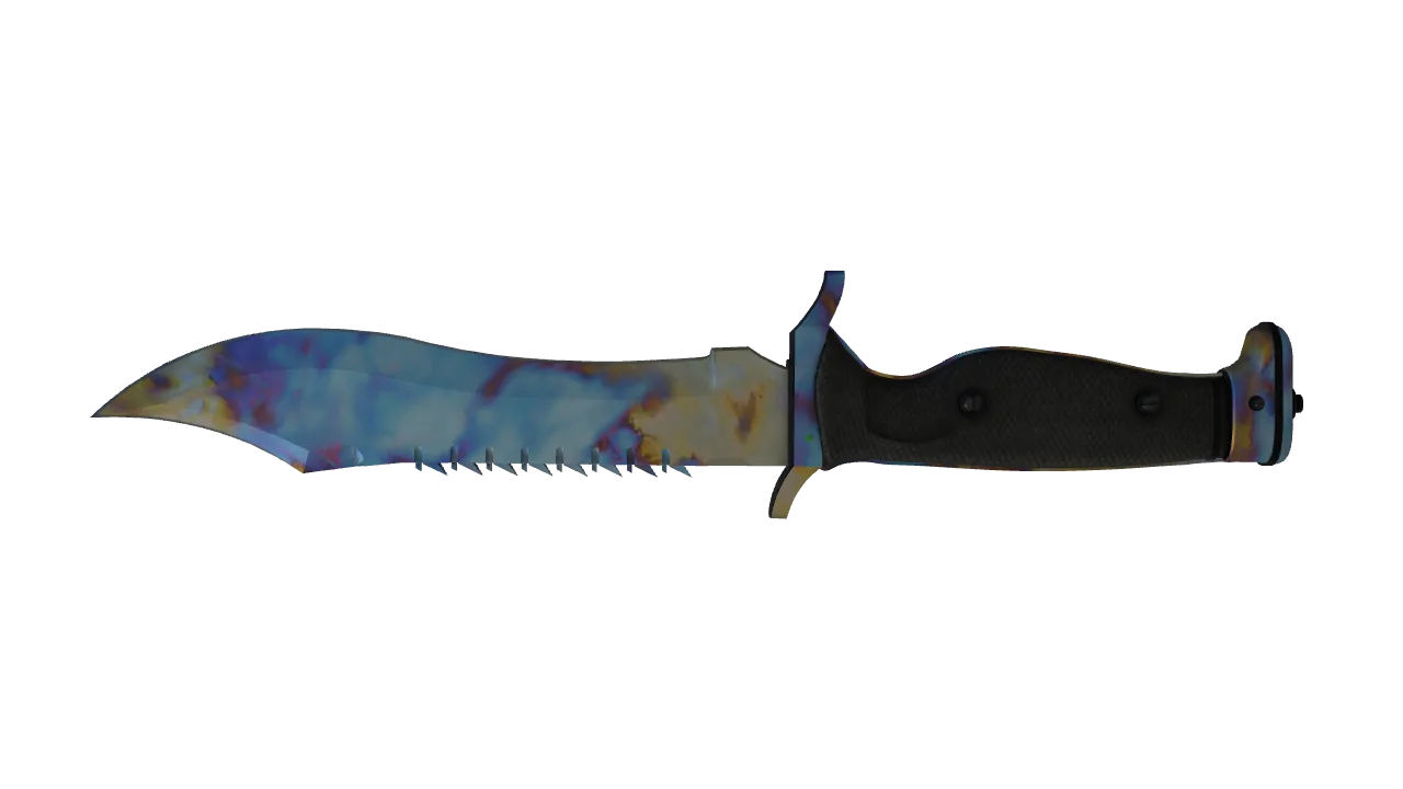 Bowie Knife | Case Hardened seed #612, back