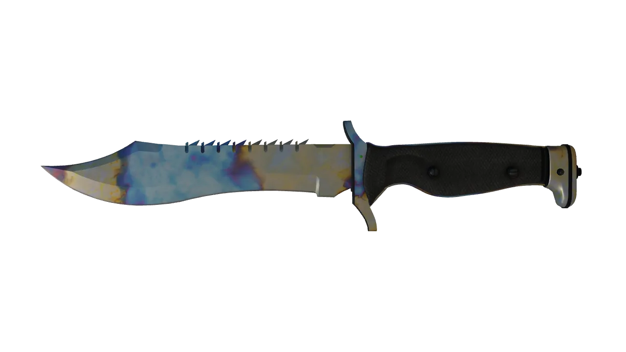 Bowie Knife | Case Hardened seed #630, front