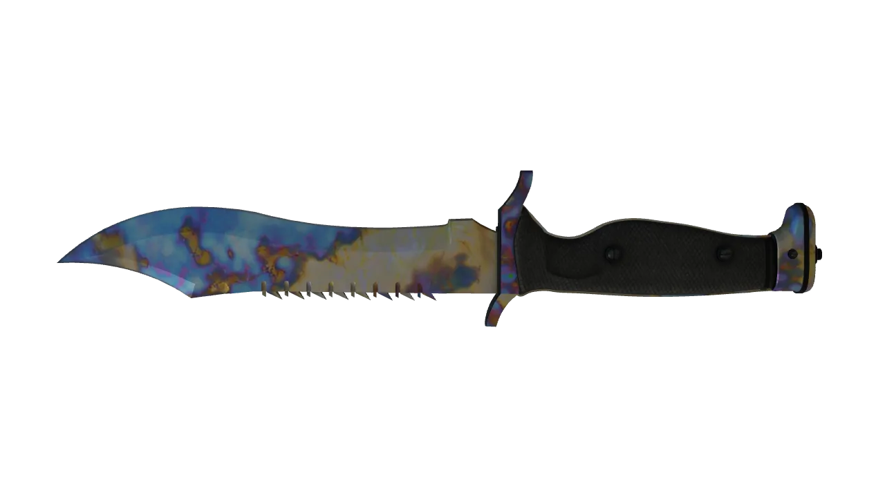 Bowie Knife | Case Hardened seed #635, back