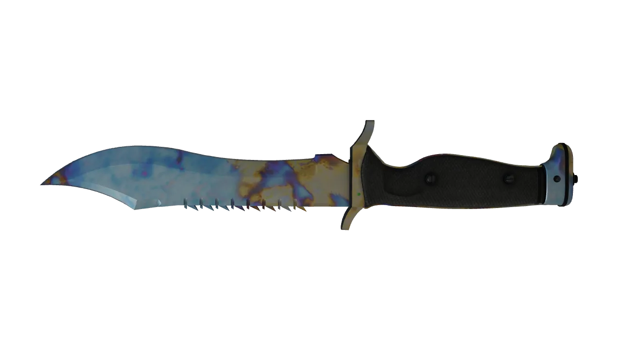 Bowie Knife | Case Hardened seed #638, back