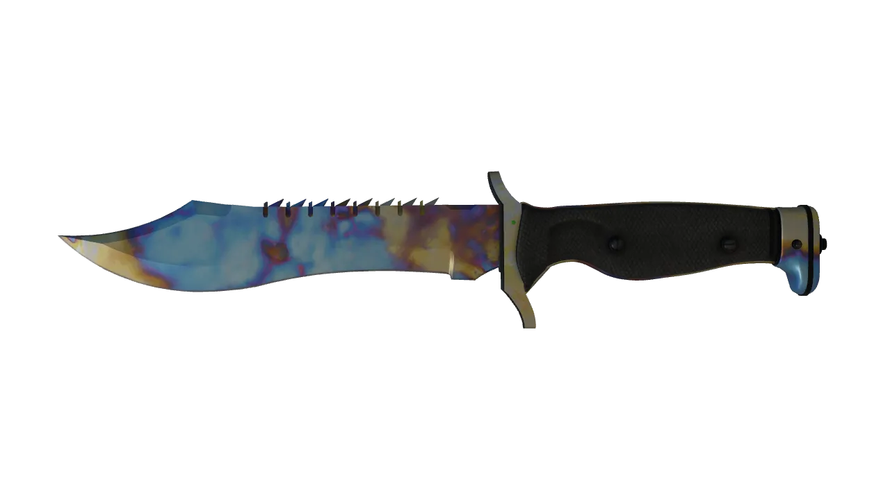 Bowie Knife | Case Hardened seed #655, front