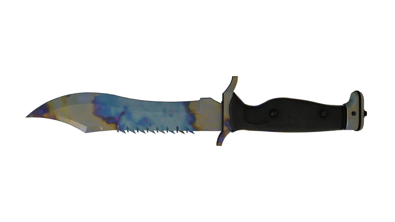 Bowie Knife | Case Hardened seed #658, back