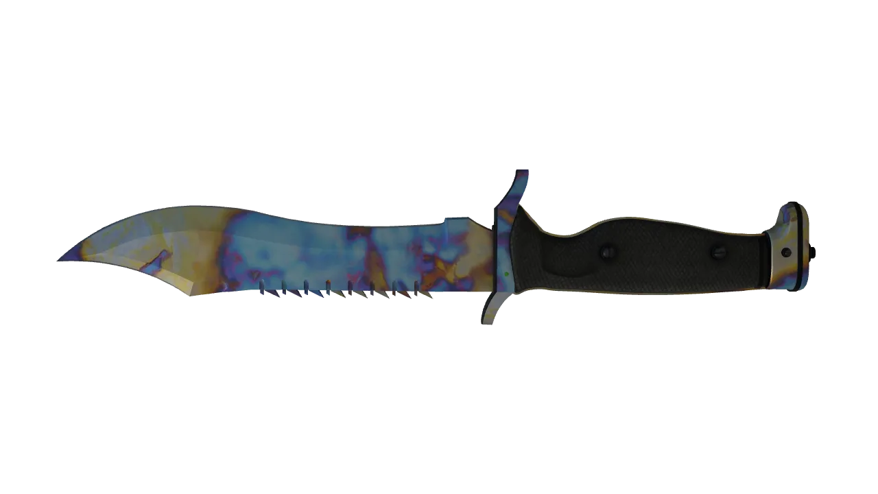 Bowie Knife | Case Hardened seed #672, back