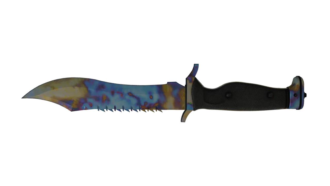 Bowie Knife | Case Hardened seed #687, back