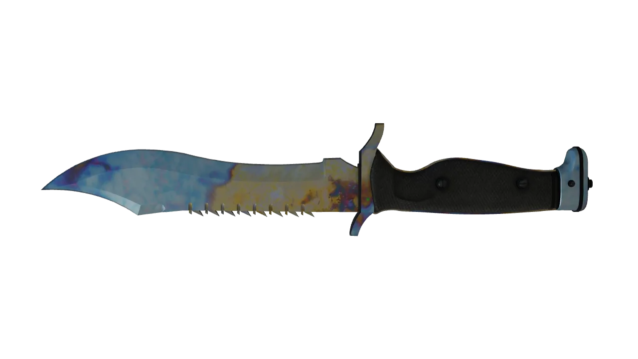 Bowie Knife | Case Hardened seed #713, back