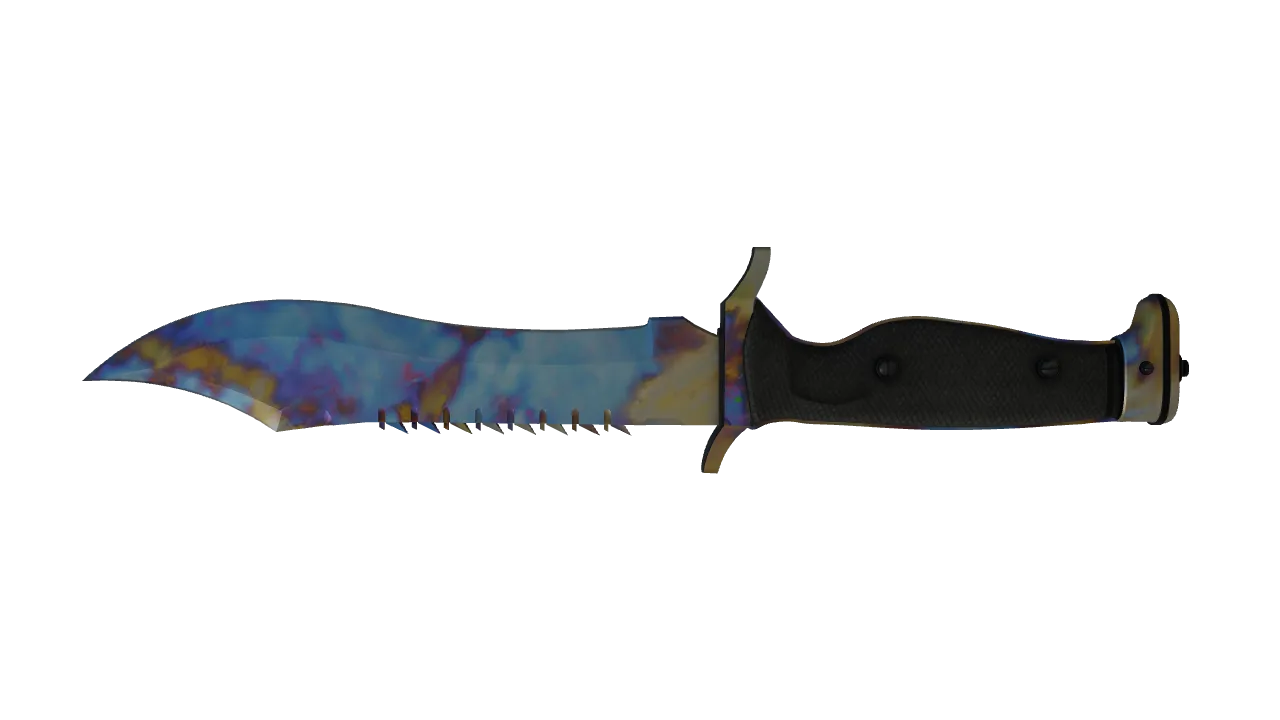 Bowie Knife | Case Hardened seed #714, back