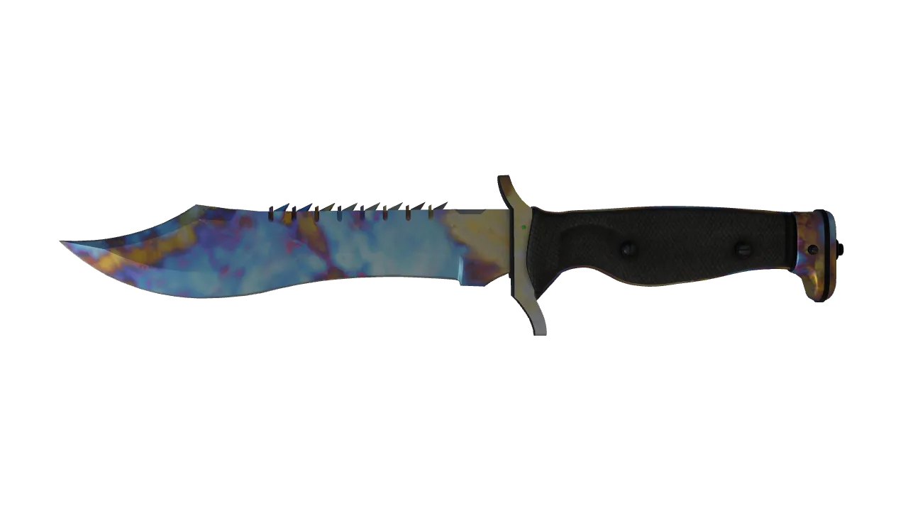 Bowie Knife | Case Hardened seed #714, front