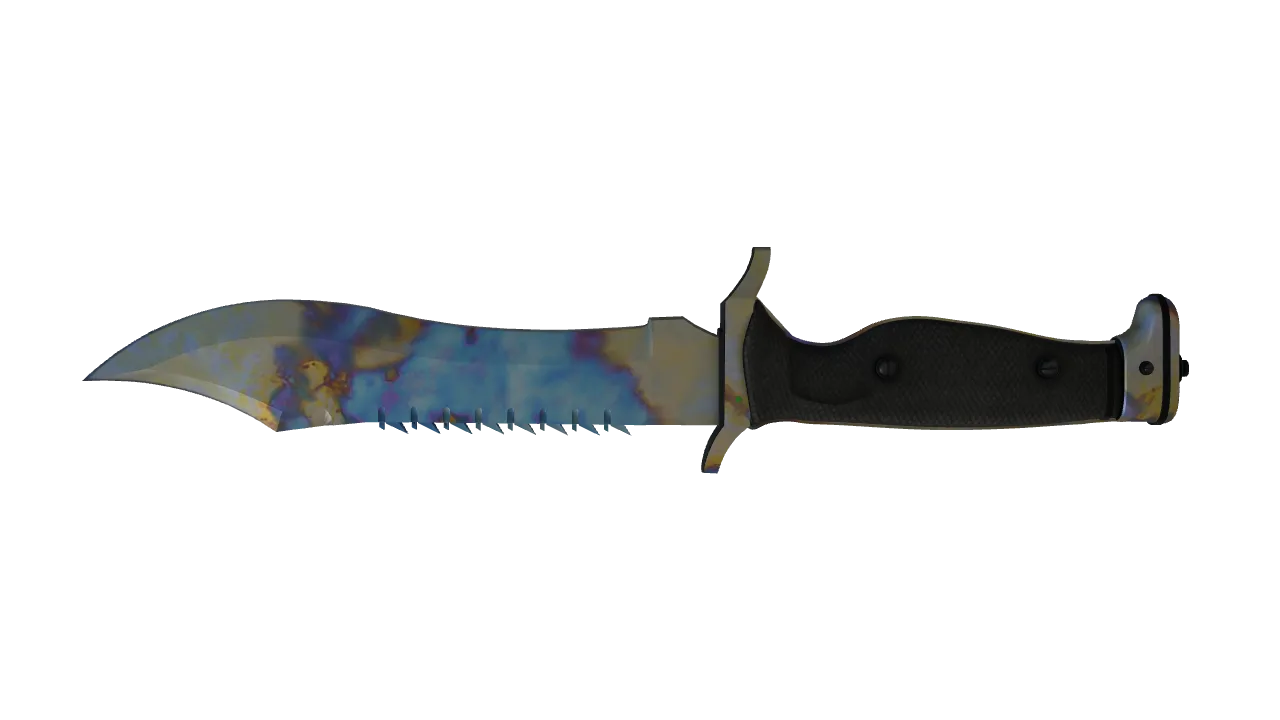 Bowie Knife | Case Hardened seed #72, back