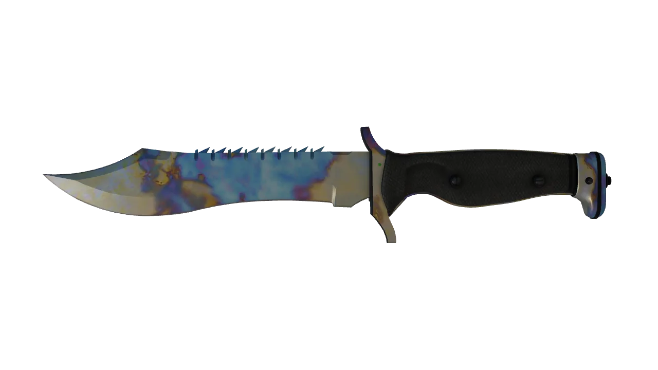 Bowie Knife | Case Hardened seed #72, front