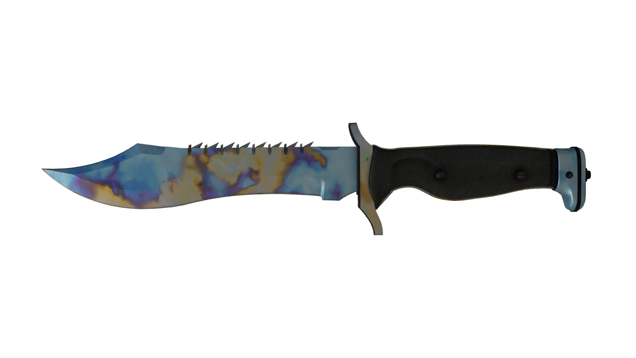Bowie Knife | Case Hardened seed #721, front