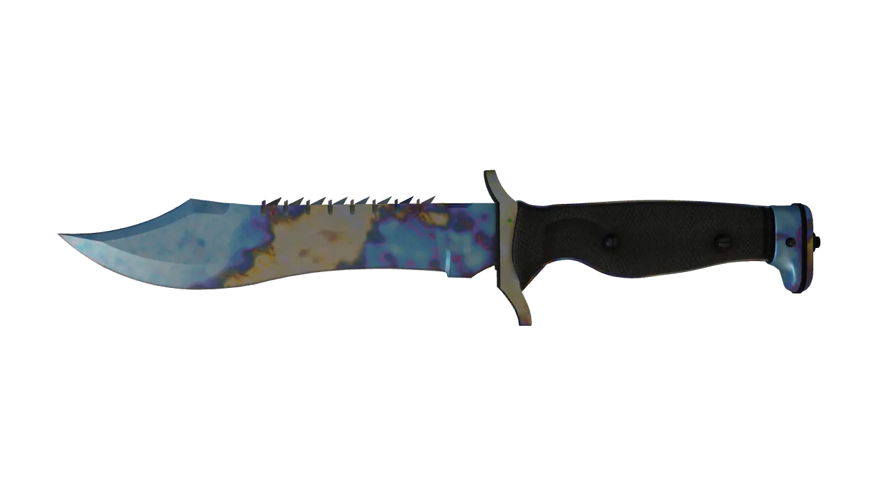 Bowie Knife | Case Hardened seed #73, front