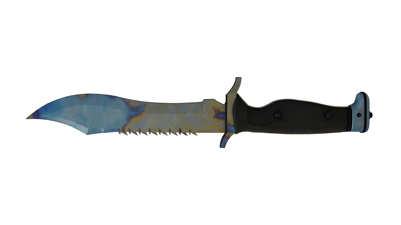 Bowie Knife | Case Hardened seed #74, back