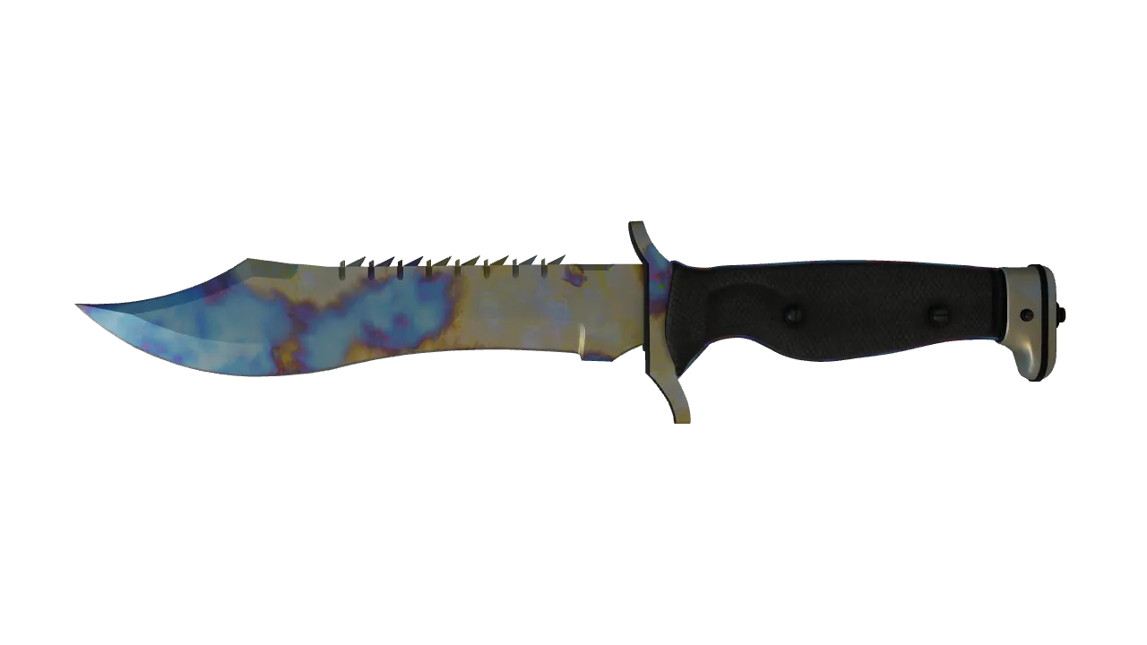 Bowie Knife | Case Hardened seed #773, front
