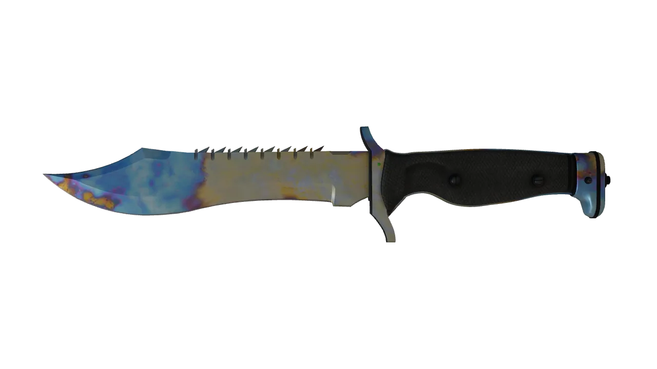 Bowie Knife | Case Hardened seed #776, front