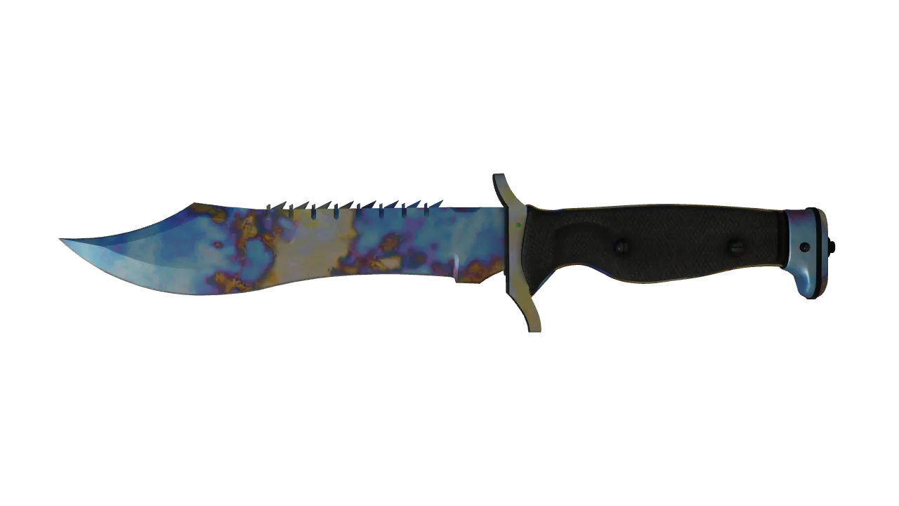 Bowie Knife | Case Hardened seed #782, front