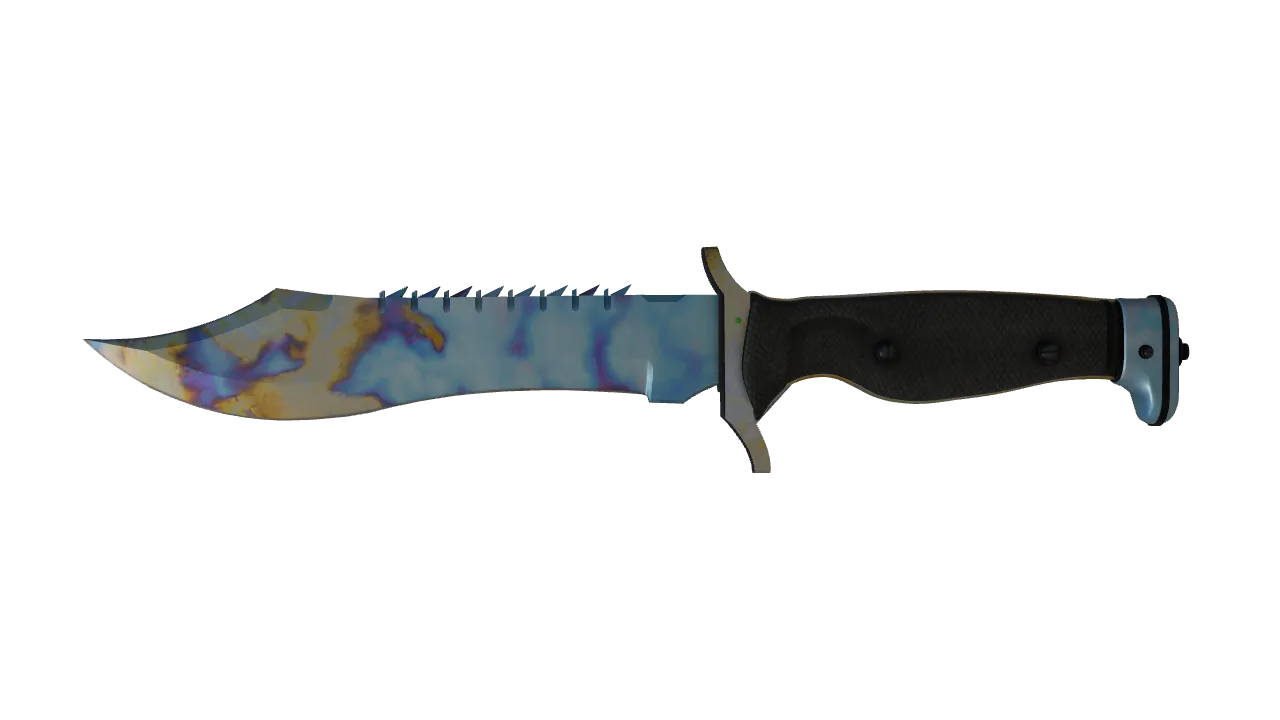 Bowie Knife | Case Hardened seed #788, front