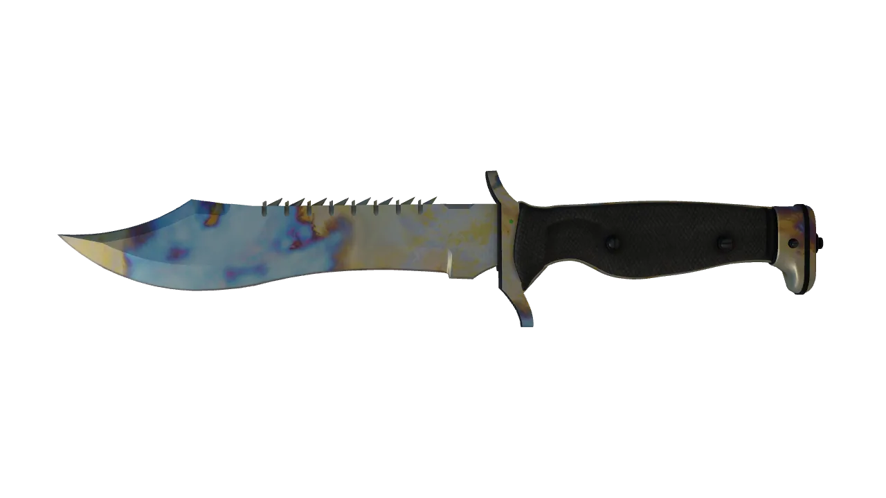 Bowie Knife | Case Hardened seed #797, front