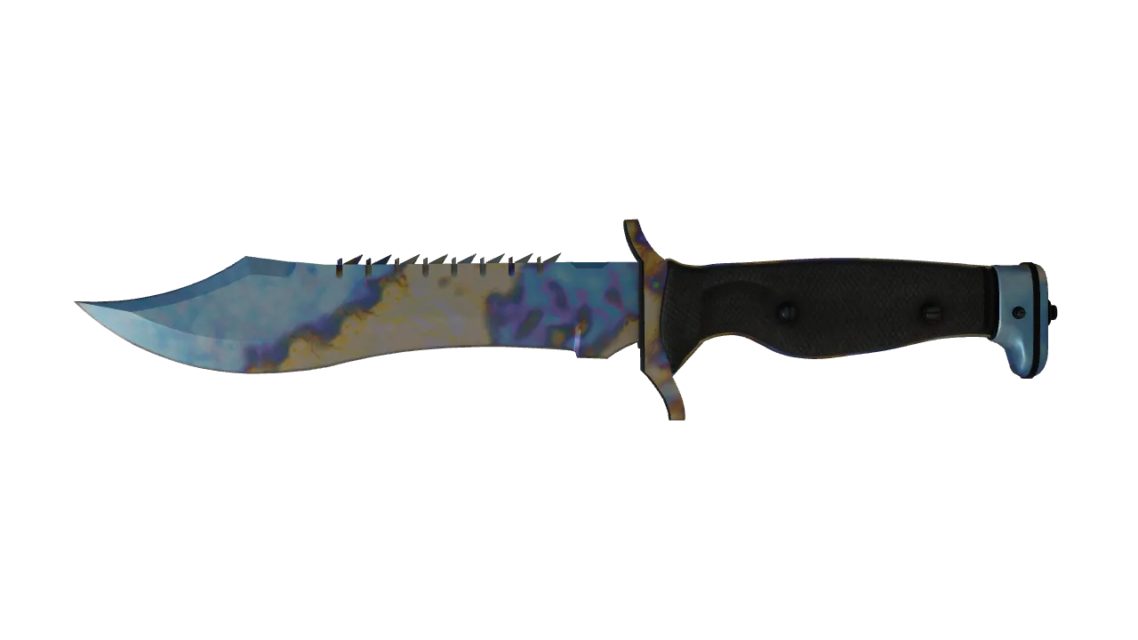 Bowie Knife | Case Hardened seed #798, front