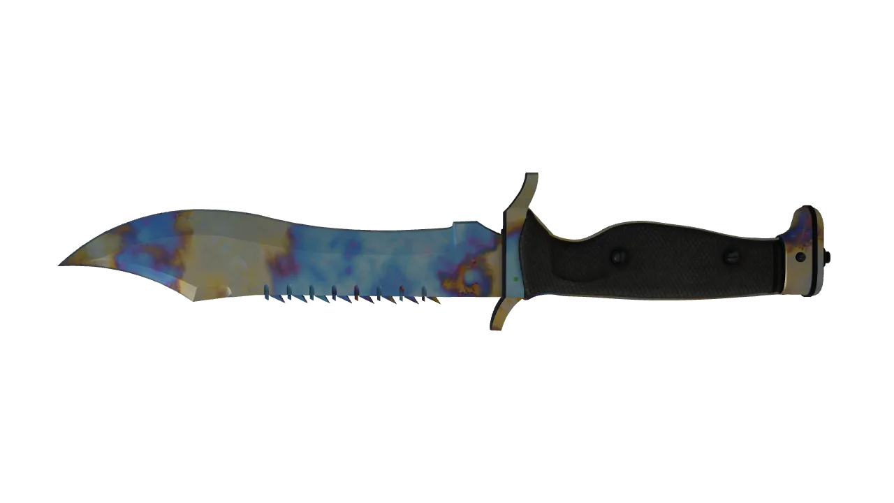 Bowie Knife | Case Hardened seed #801, back
