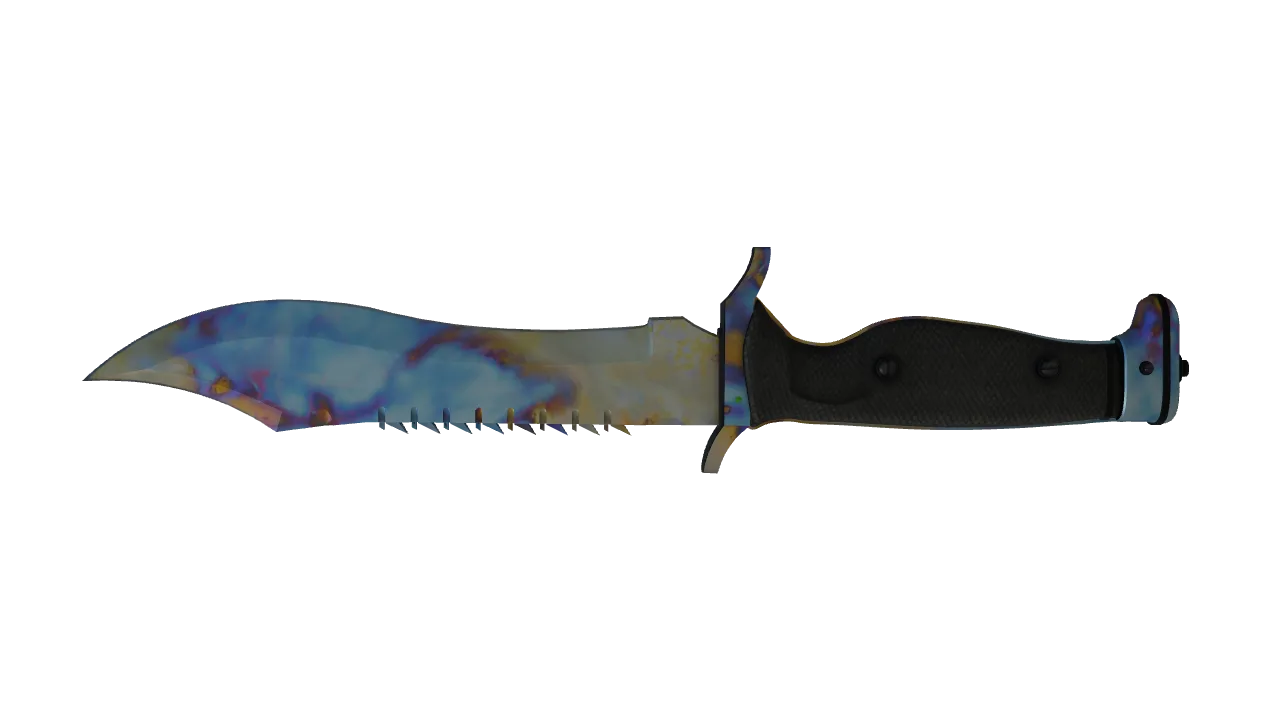 Bowie Knife | Case Hardened seed #808, back