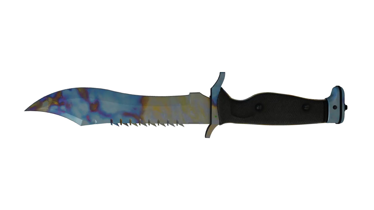 Bowie Knife | Case Hardened seed #841, back