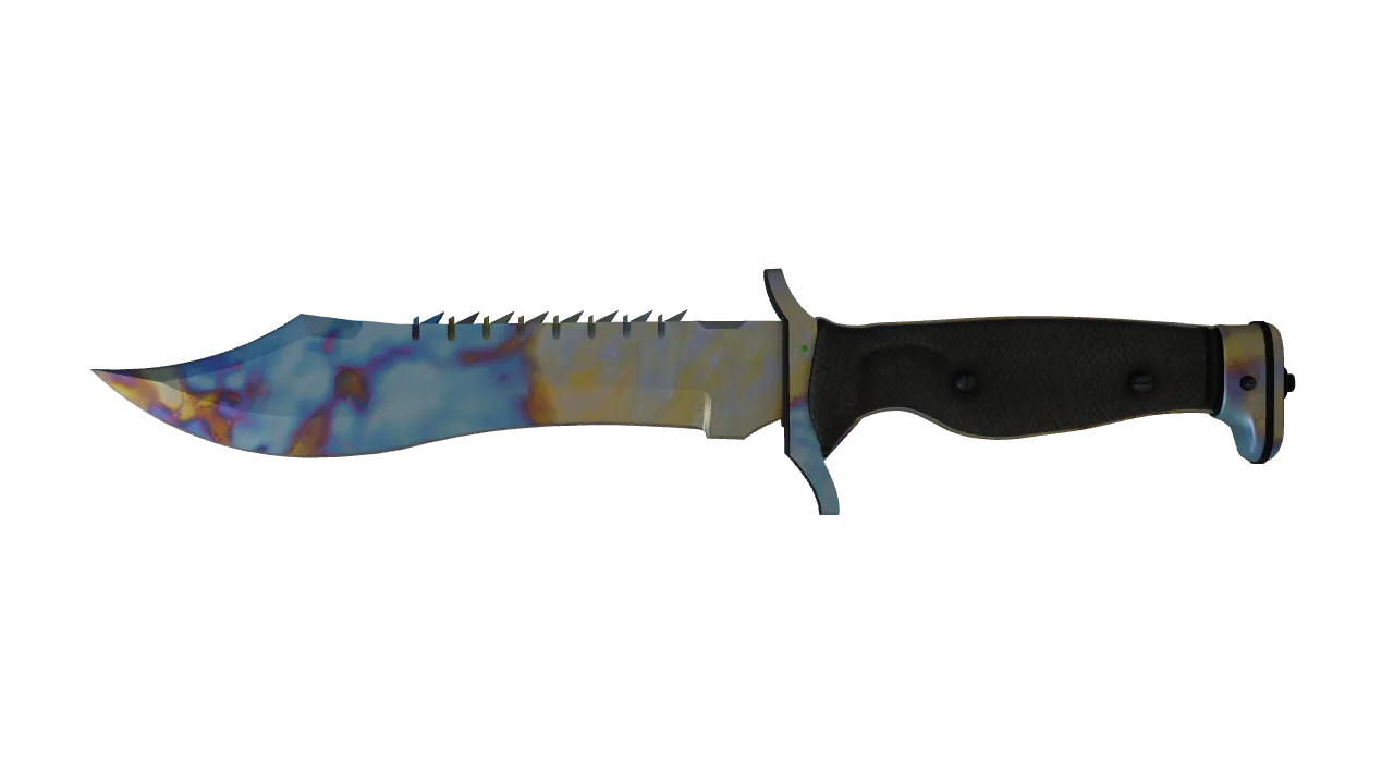 Bowie Knife | Case Hardened seed #841, front