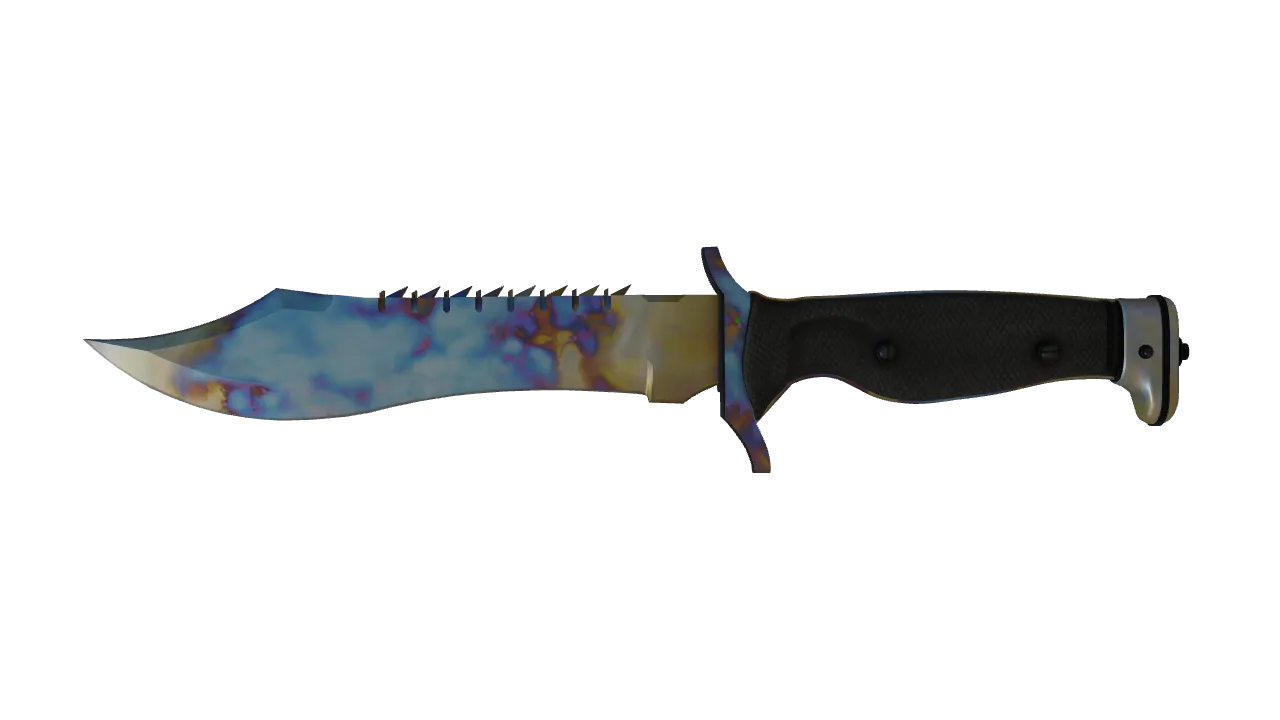 Bowie Knife | Case Hardened seed #846, front