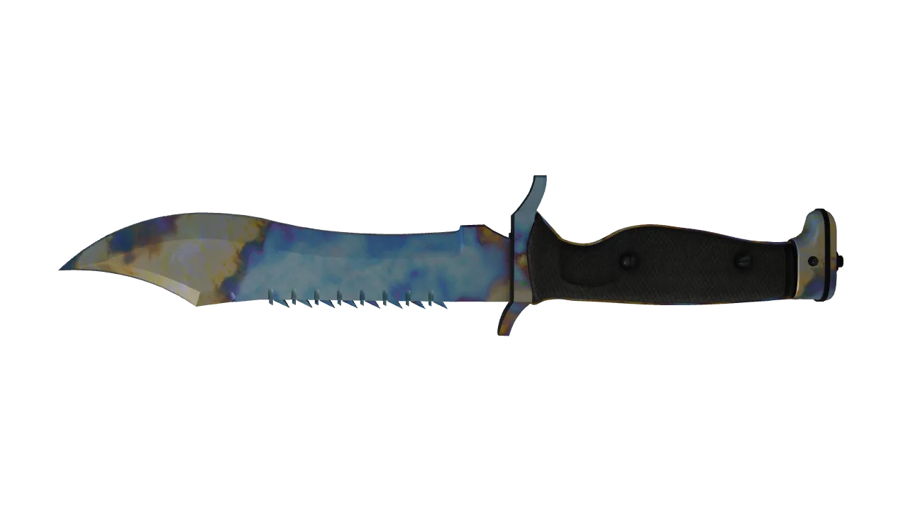 Bowie Knife | Case Hardened seed #858, back