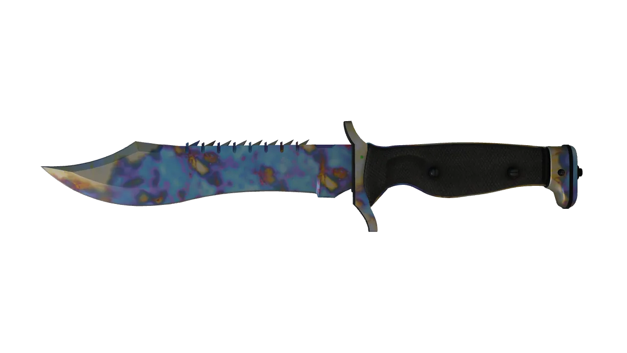 Bowie Knife | Case Hardened seed #872, front