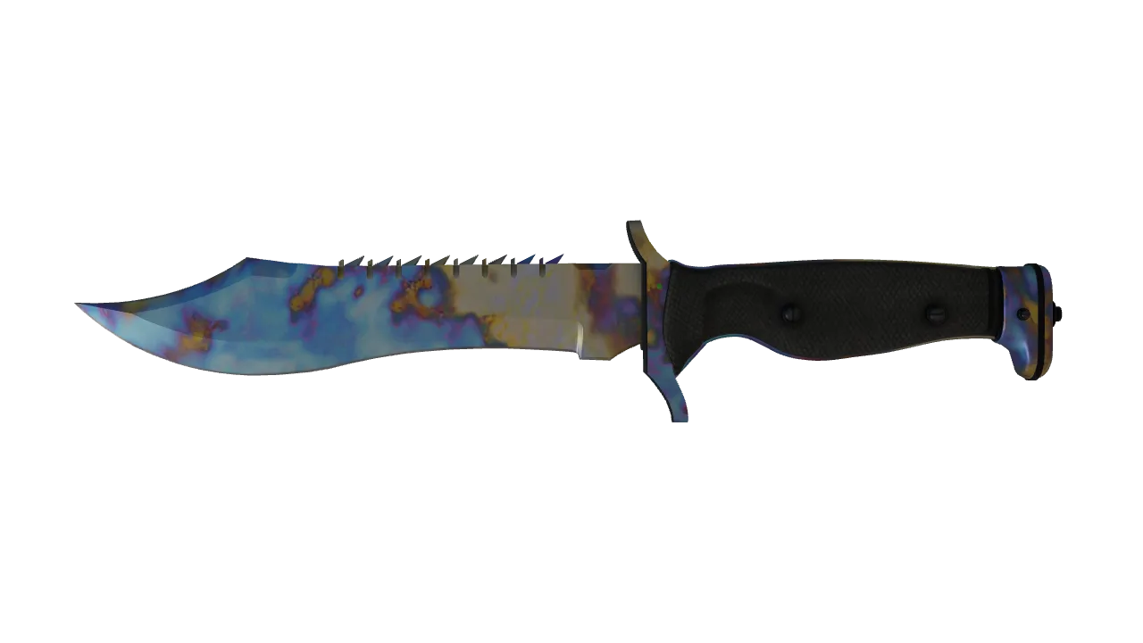 Bowie Knife | Case Hardened seed #877, front