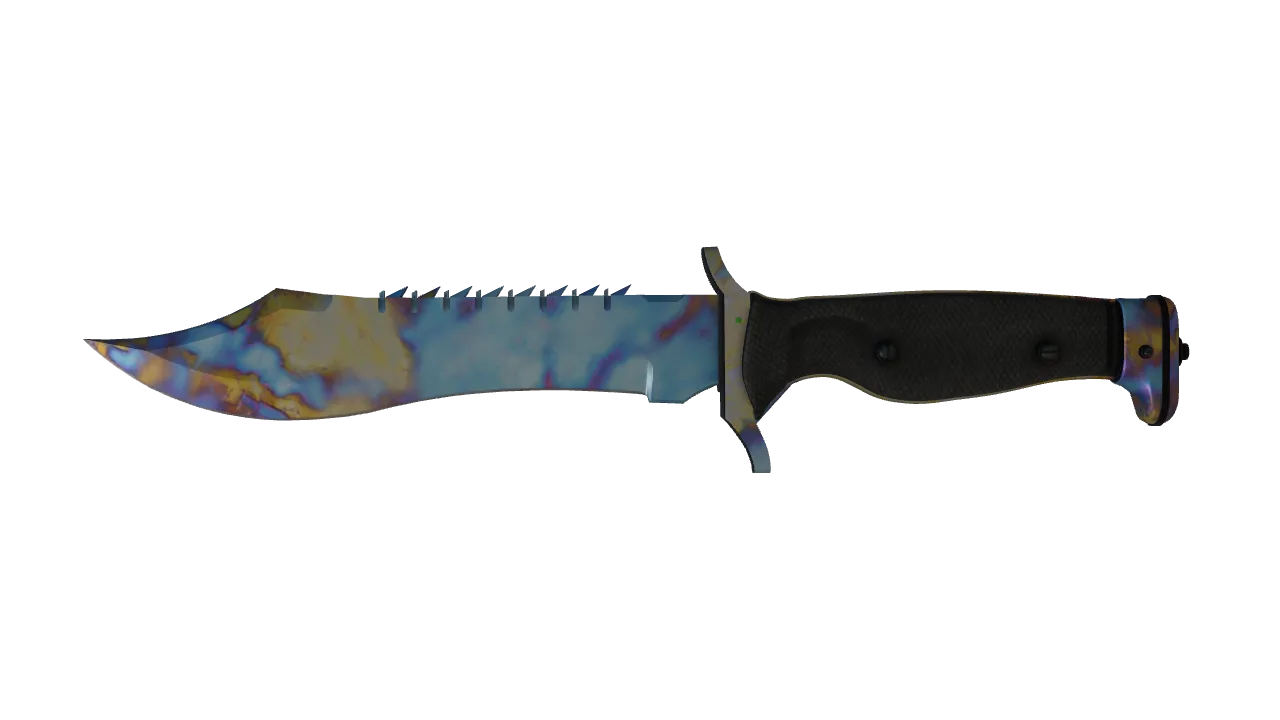 Bowie Knife | Case Hardened seed #880, front