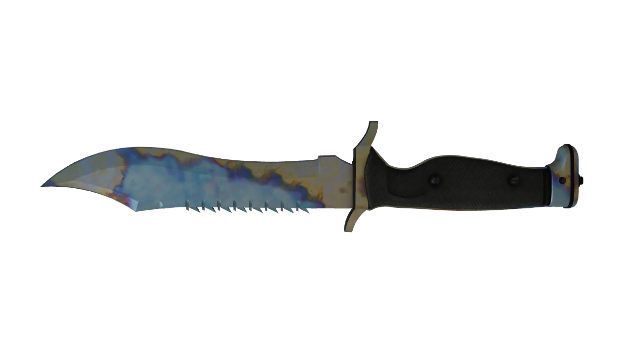 Bowie Knife | Case Hardened seed #881, back