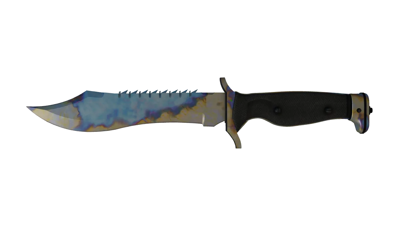 Bowie Knife | Case Hardened seed #881, front