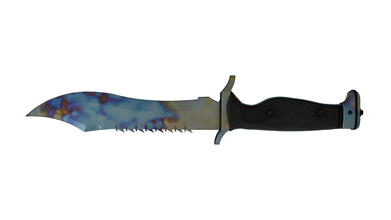 Bowie Knife | Case Hardened seed #885, back