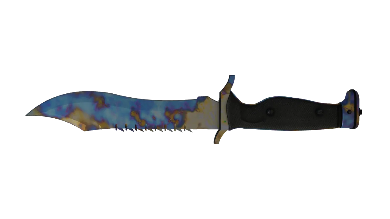 Bowie Knife | Case Hardened seed #889, back