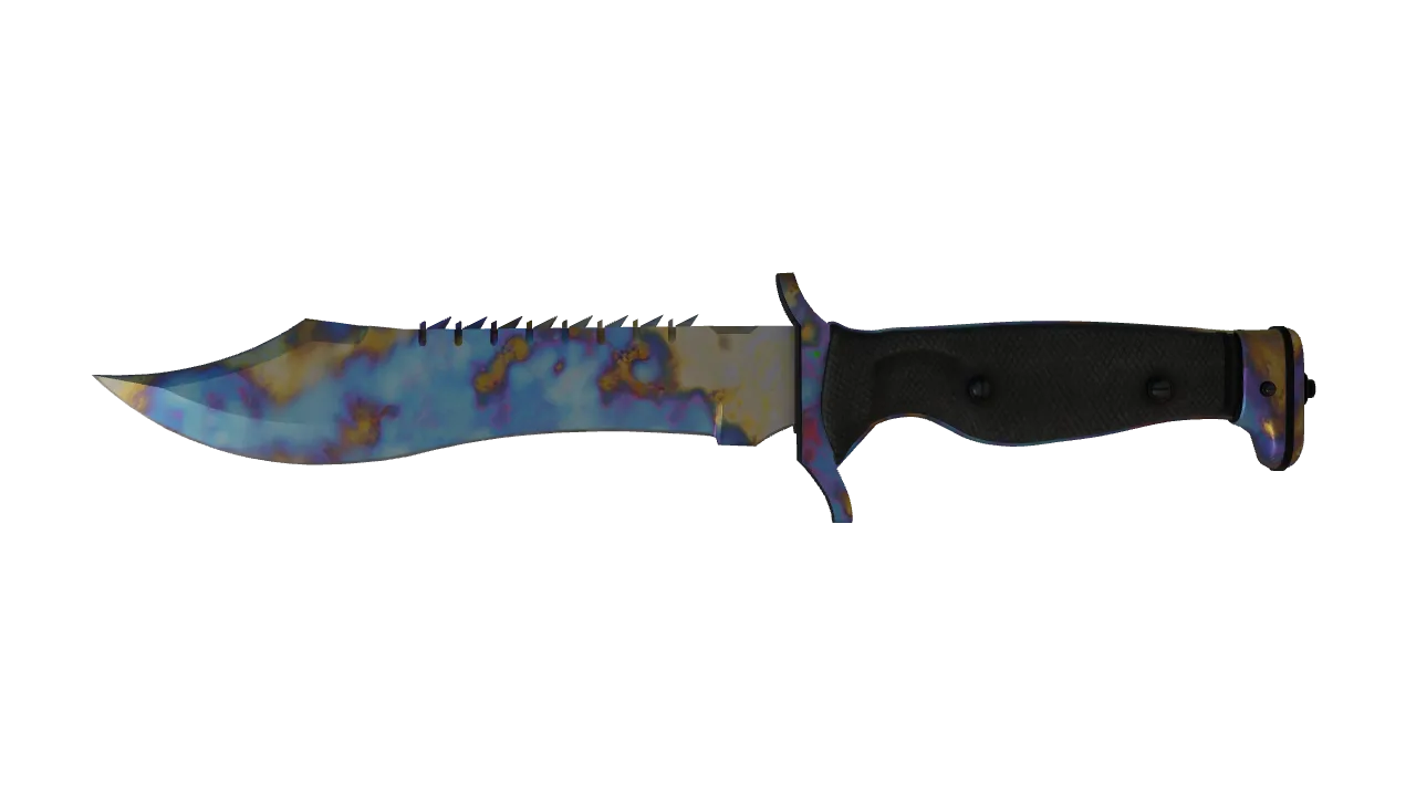 Bowie Knife | Case Hardened seed #889, front