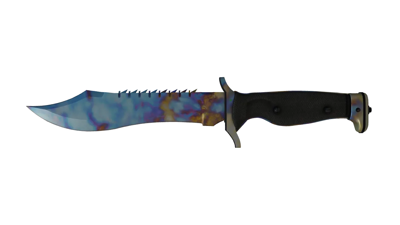 Bowie Knife | Case Hardened seed #913, front