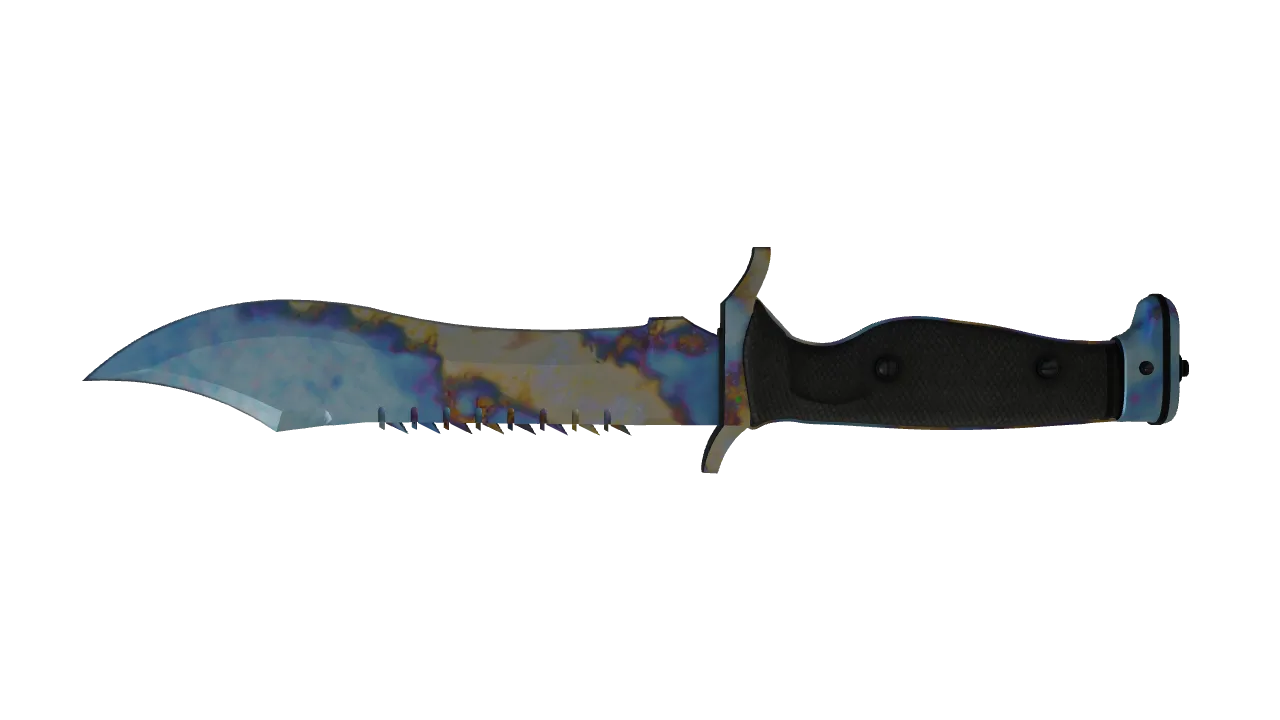 Bowie Knife | Case Hardened seed #917, back