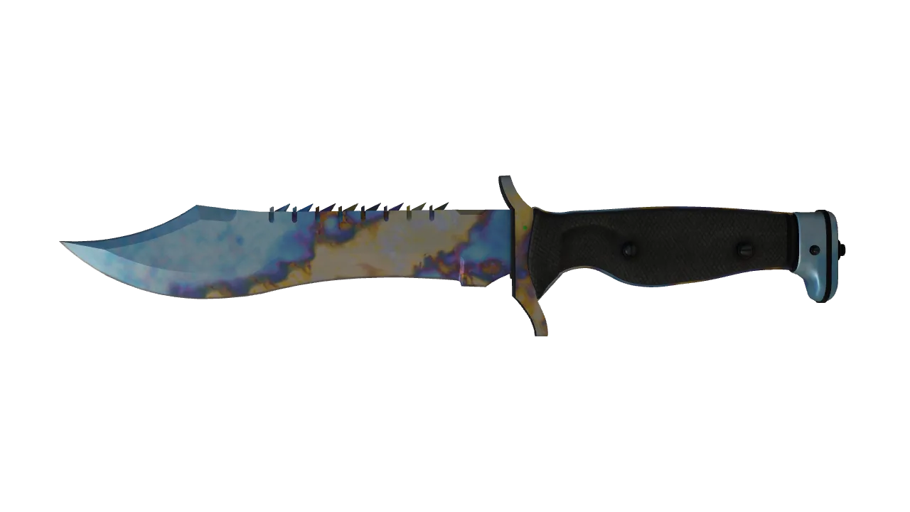 Bowie Knife | Case Hardened seed #917, front
