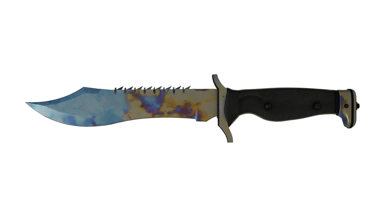 Bowie Knife | Case Hardened seed #919, front