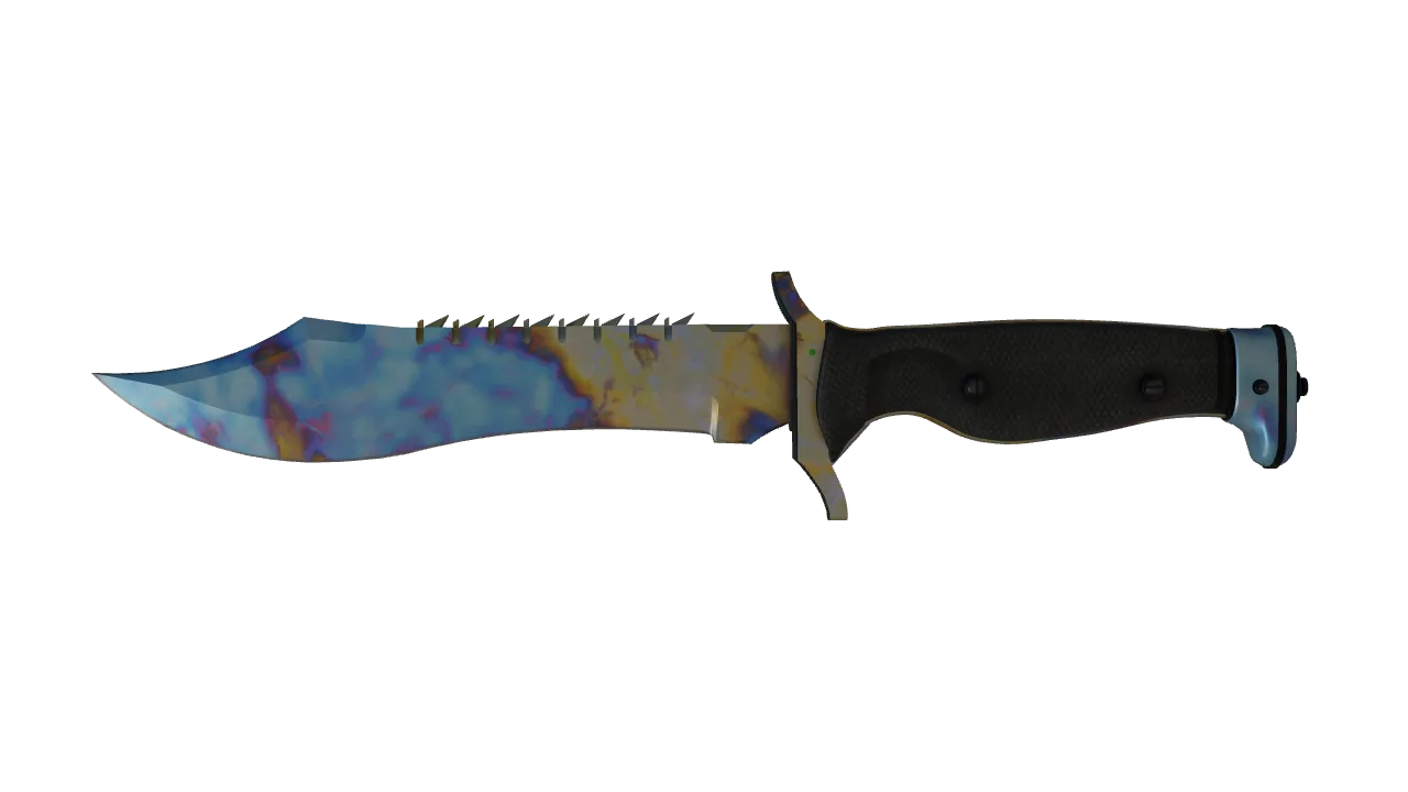 Bowie Knife | Case Hardened seed #92, front