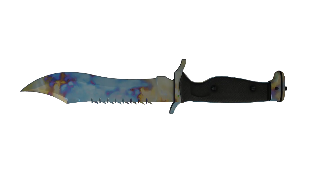 Bowie Knife | Case Hardened seed #924, back