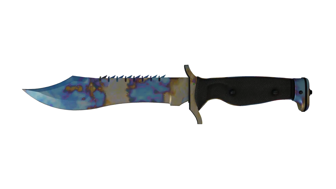 Bowie Knife | Case Hardened seed #942, front