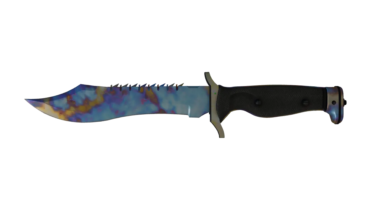 Bowie Knife | Case Hardened seed #944, front