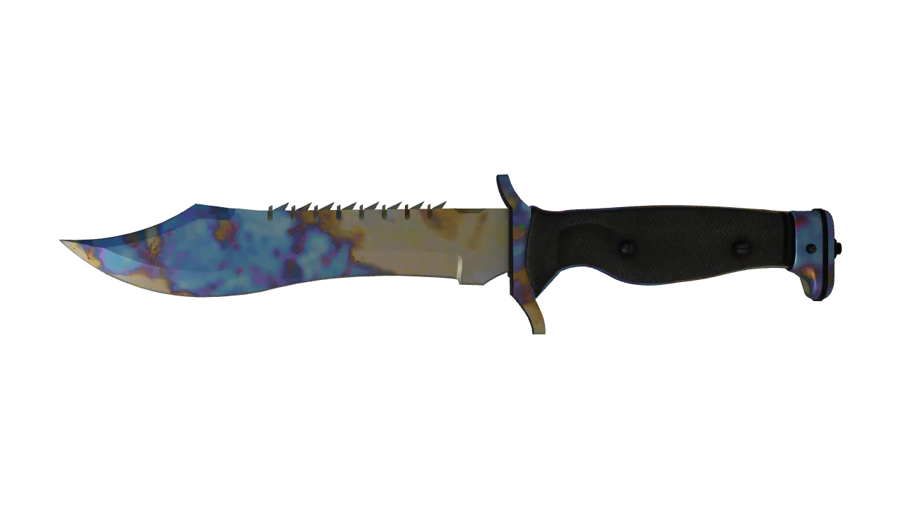 Bowie Knife | Case Hardened seed #945, front