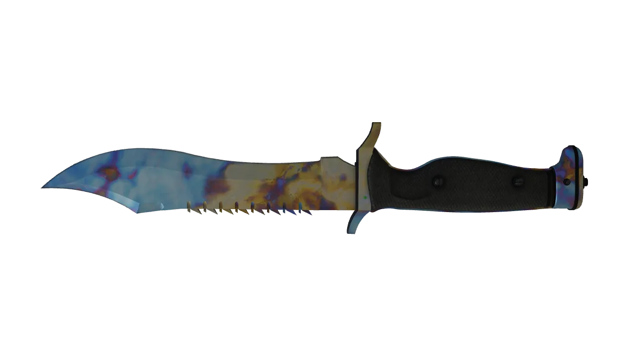 Bowie Knife | Case Hardened seed #975, back